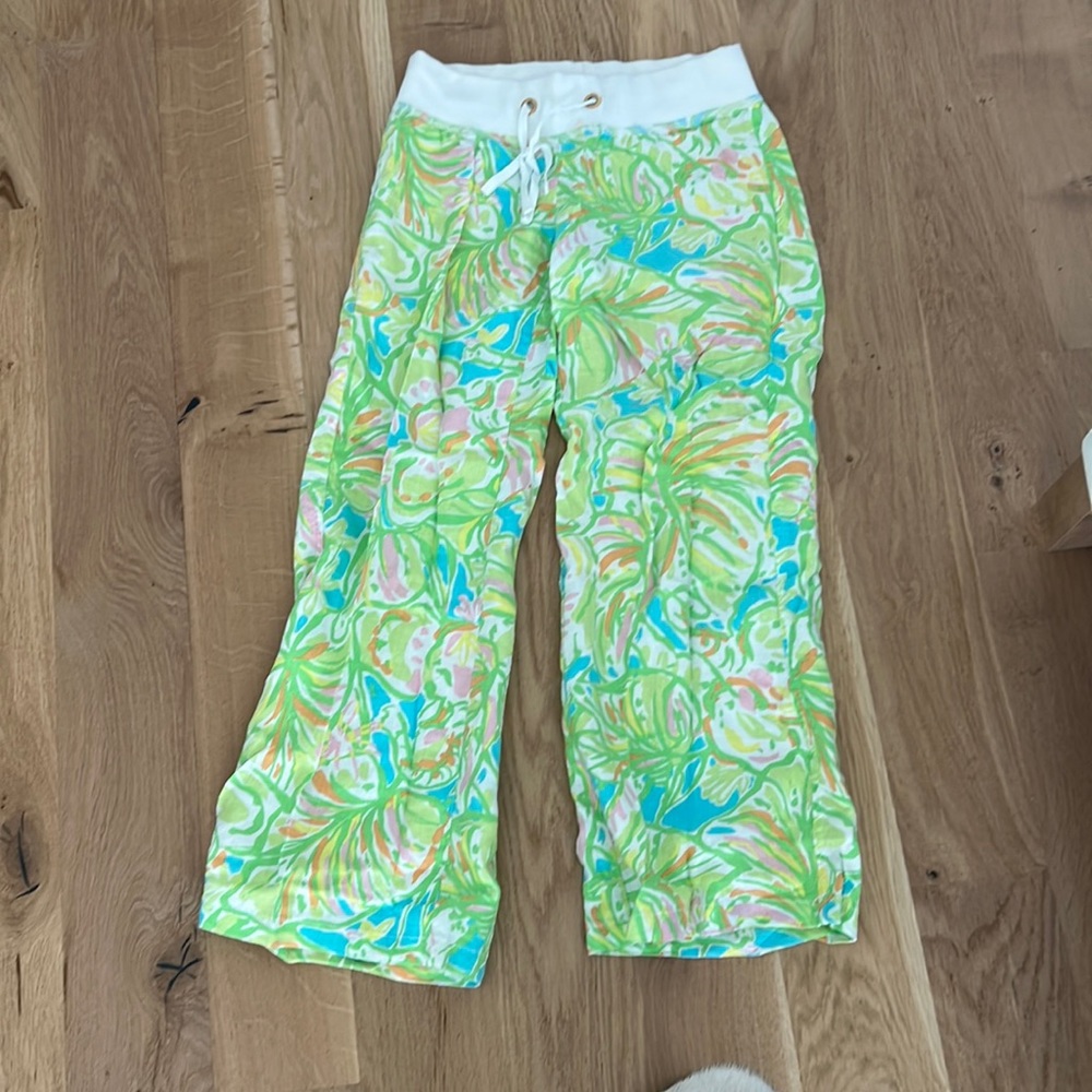 Lily Pulitzer the beach linen pants - size small